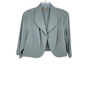 Maya Brooke‎ Gray Black Blazer - Size 24 Wide